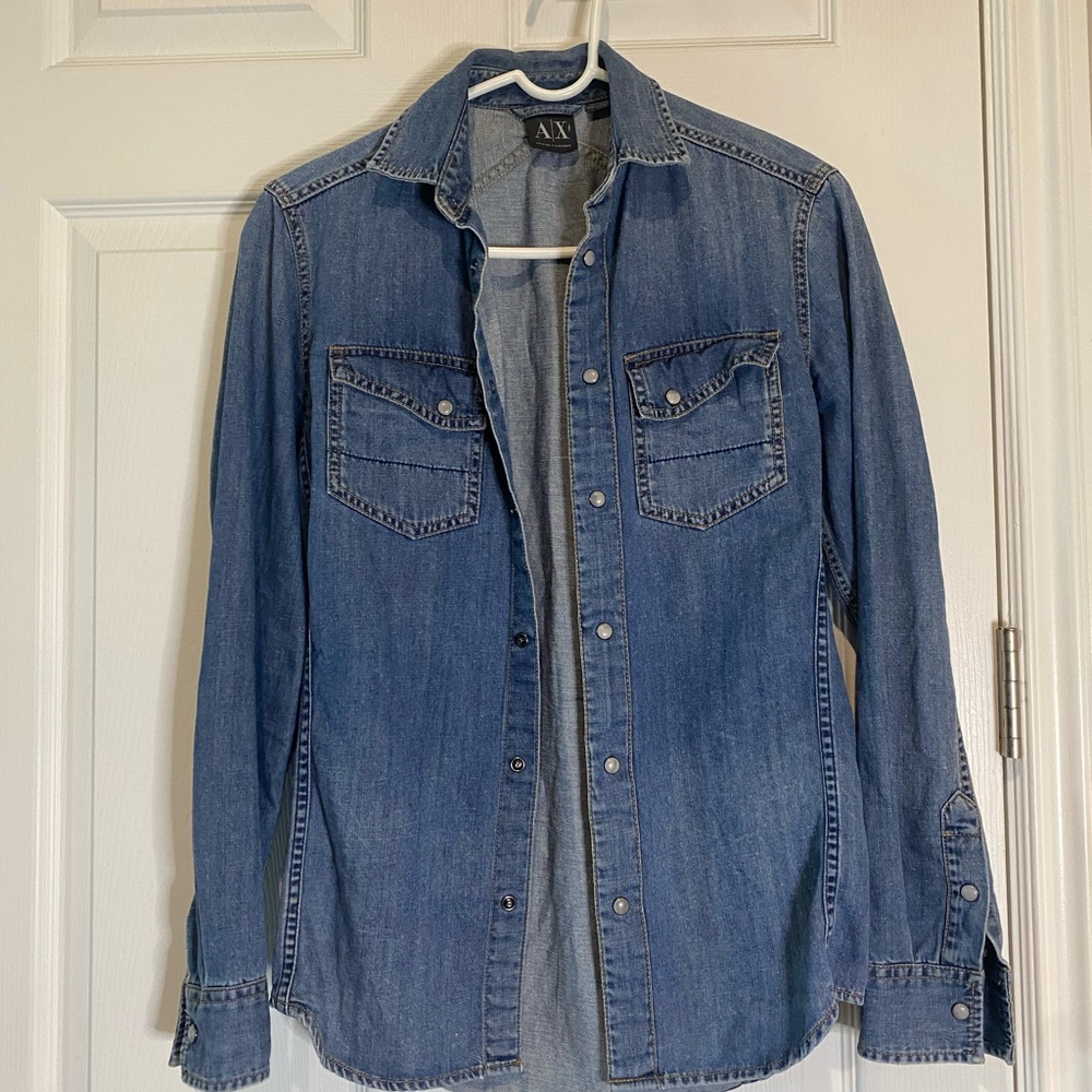 Armani Exchange Men’s Denim shirt size Xsmall